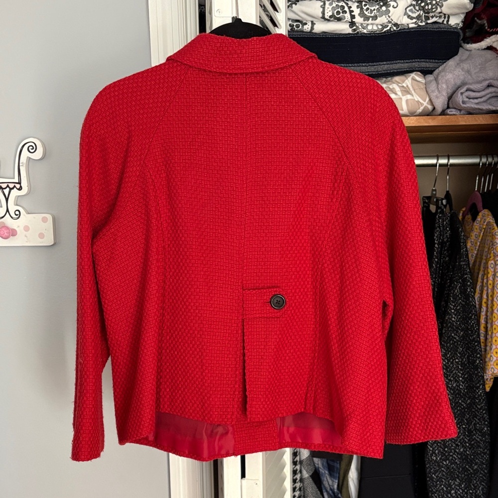 Briggs New York Red Blazer - Picture 2 of 2